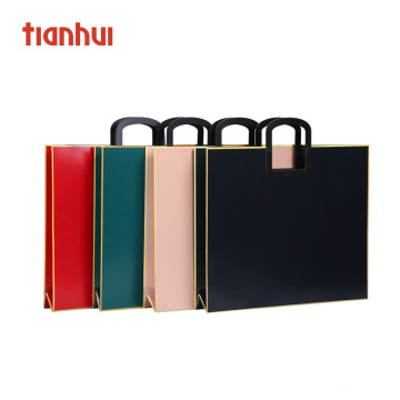 Factory Outlet Sale Luxury Eco-friendly Carries Paper Shopping Bag with Logo